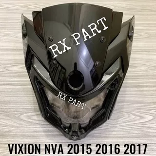 Batok kedok lampu depan Vixion New Advance berikut Ring/Lis lampu NVA 2015 2016 2017