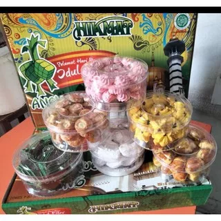 KUE KERING LEBARAN 2021 IDUL FITRI PAKET HIKMAT PARSEL RAMADHAN ISI 6 TOPLES X 250GR BAHAN PREMIUM