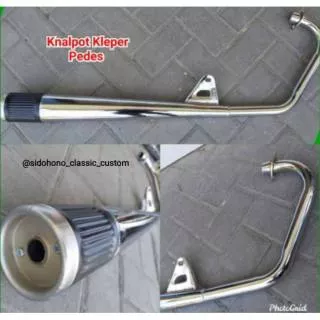 Knalpot GL pro GL100 kleper super pedes Made in Jatim stenlis