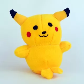 boneka capit pikachu / boneka mini pokemon / boneka kecil 15 cm pokemon pikacu