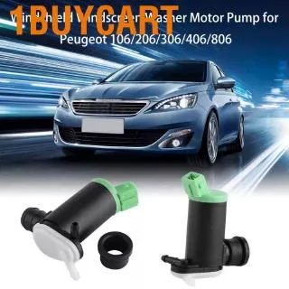 1buycart Pompa Wiper Kaca Depan Mobil untuk Peugeot 106 206 306 406 806