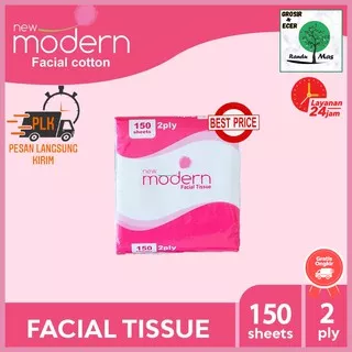 New Modern Facial Cotton Tissue Pop Up Isi 150 Sheets 2 Ply Tisu Wajah Facial - Tissu Grosir Ecer