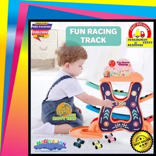 Mainan Anak Montessori Gliding Car Set Slot Track Toys Slide Board Fun Racing Track Zig Zag Mainan Anak Umur Usia 3 4 5 6 7 Tahun Hadiah Kado Ulang Tahun Cowok Cewek Laki Laki Perempuan
