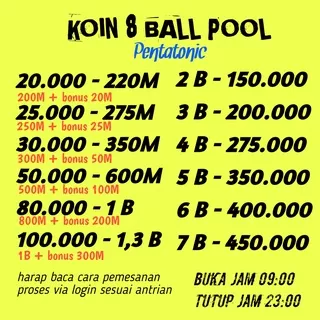 Koin 8 ball pool murah (Part 32)