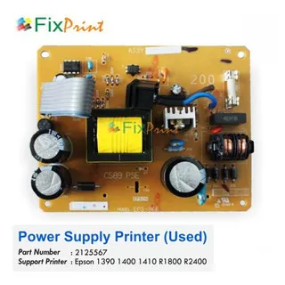Power Supply Epson 1390 1400 1410 R1800 R2400  Adaptor Printer Epson 1390 Used
