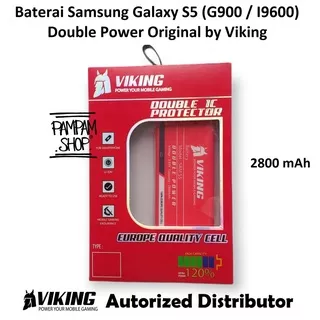 Baterai VIKING Double Power Original Samsung Galaxy S5 G900 I9600 Batre Batrai Battery Dual Ori