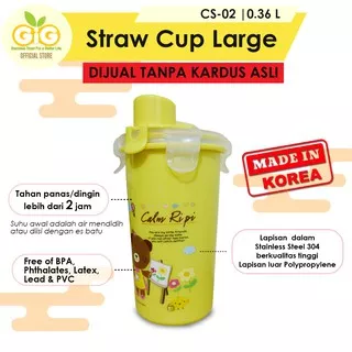 GIG Baby Straw Cup Large CS-02 / Tanpa Dus