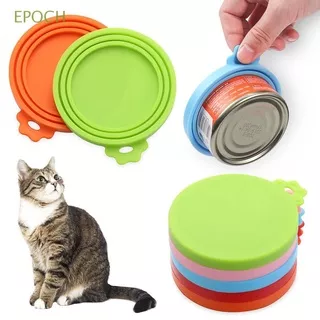 EPOCH Kitchen Can Lids Universal Size Tin Cover Can Covers Wet Food Storage Reusable Colorful Silicone Cat Dog Keep Fresh Pet Food/Multicolor