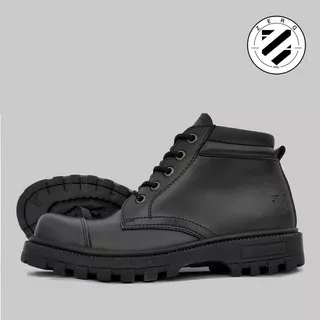 Sepatu Safety Pria Zerg  Boots Sedang Kerja Proyek Ujung Besi TNI Polisi Army Militer Satpam Gaya