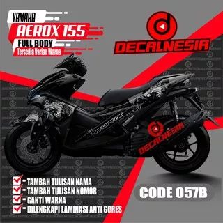 Decal Aerox Old Full Body - Stiker Aerox  2017 2018 2019 155 Motor Sticker Yamaha Modifikasi RoadRace Variasi Aksesoris