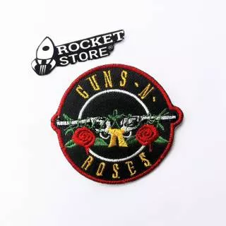 Patch / Emblem bordir jahit Guns N Roses Pistols