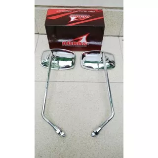 Spion Cermin Motor Kaca Sepion Kotak Tangkai Panjang Drat 12 Honda Pispot C50 C70 C90 Unyil C102