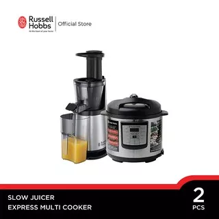 Bundling Russell Hobbs Express Chef Multi Cooker / Presto - Slow Juicer / Alat Masak Serbaguna - Pembuat Jus