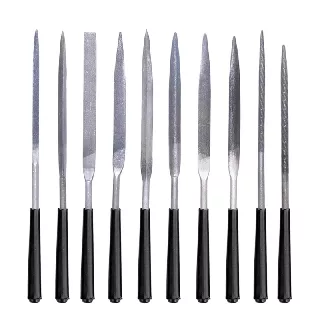 EELIC KIR-4X160X10 ISI 1 SET=10PCS ALAT KIKIR BESI DIAMETER 4MM KIKIR GERGAJI PRECISION NEEDLE FILES