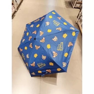 PAYUNG LIPAT MINISO UMBRELLA TOM `N JERRY I LOVE CHEESE COLLECTION