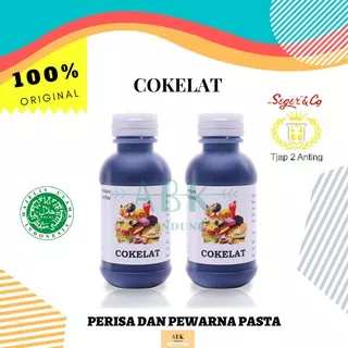 PERISA COKELAT & PEWARNA PASTA 60ML CAP 2 ANTING | COKLAT ESSENCE 60ML