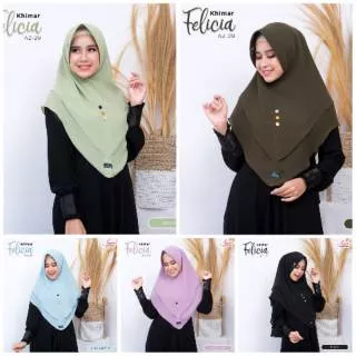 Felicia Khimar Khimar Layer Jilbab Layer Azamka