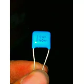 capacitor 100nf 400v kualitas bagus / capacitor 104 400v body kecil