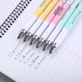 1pc Cute Erasable Pen 0.38mm Kawaii Cartoon Gel Ballpoint Pen Magical Black/Blue Ink Writing