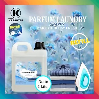 Bisa COD | Snappy - Parfum Laundry / Pewangi Pakaian Snappy - 1 Liter