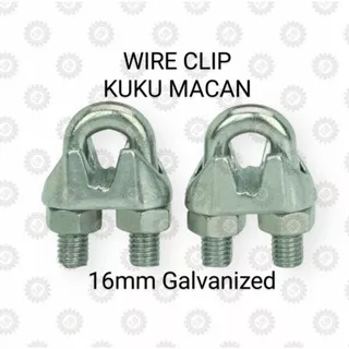 Klem seling M16 klem sling 16mm 5/8 kuku macan wire clip