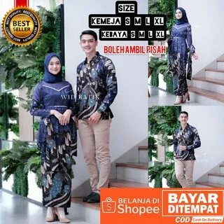 KEBAYA BATIK COUPLE BURKAT KONDANGAN BROKAT TILE BRUKAT WISUDA SET KUTU BARU BAJU LAMARAN TUNANGAN K