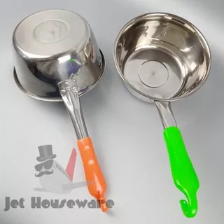 JET ACC - PANCI SUSU SOUP PANCI 16 CM PANCI MIE STAINLESS STEEL TEBAL GAGANG PLASTIK