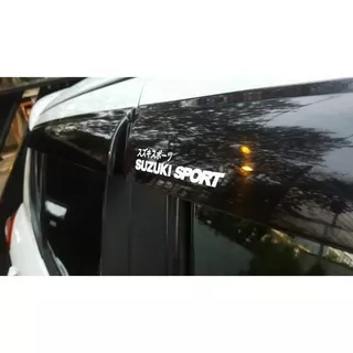 Cutting sticker Suzuki Sport tulisan japan kanji keren untuk talang air Swift, SX-4, Baleno, Vitara