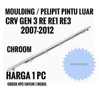 SWA Moulding Karet List Pelipit Kaca Pintu Luar Honda CRV GEN 3 RE 2007 2008 2009 2010 2011 2012