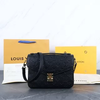 Tas slingbag LV Louis Vuitton metis monogram empriente black handbag mirrror quality 1:1 original quality replika replica best replica kw 1 kw premium