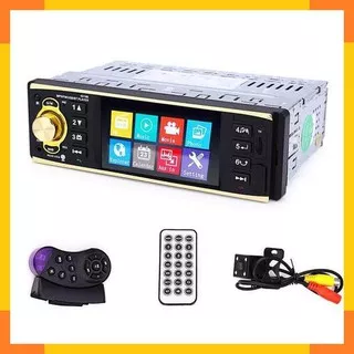 Tape Mobil Head Unit Bluetooth Layar 4.1 Inch Free Kamera & Remote