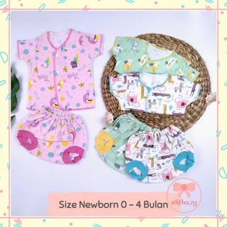 [0-4 Bulan] 3 Stel Stelan Setelan Pakaian Baju Bayi Perempuan Baru Lahir Lengan Pendek dan Celana Pop Bayi Perempuan Baru Lahir Baby Girl Newborn New Born 0 3 4 Bulan Motif Lucu Pink SNI Little Q Paket Hemat Baju Bayi Perempuan Baru Lahir Baby Girl Murah