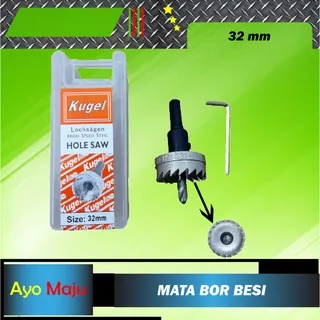 Hole Saw Besi 32mm / HoleSaw Besi 32mm / Mata Bor Besi 32mm KUGEL