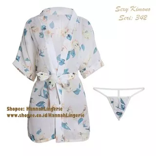 Lingerie Kimono S M L Baju Tidur Seksi Lingerie Transparan Lingerie Wanita Baju Malam Pertama / 340