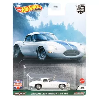 Hot Wheels Premium British Horse Power Jaguar Lightweight E-Type - HOT WHEELS