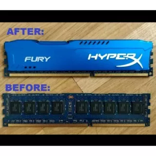 Heatsink RAM Heatsink Heatspreader Pendingin RAM DDR2 DDR3 DDR4 Fury HyperX