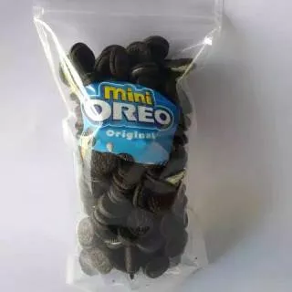 Snack Oreo mini kiloan kemasan 200gr promo termurah