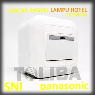 saklar engkel besar lampu hotel outbow panasonic tempel tembok SNI / saklar panasonic saklar tangga