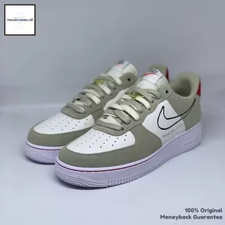 Sepatu Sneakers / Nike Air Force 1 `07 LV8 First Use Light Stone / Original 100%