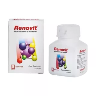 Renovit Multivitamin & Mineral Botol | isi 30 tablet