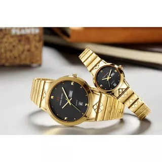 Jam Tangan Original Couple Evans Jayden 5016 Tanggal & Hari