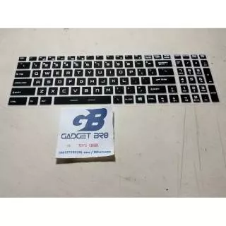 MSI Laptop Keyboard Protector Black Cover Pelindung 15 17 inch