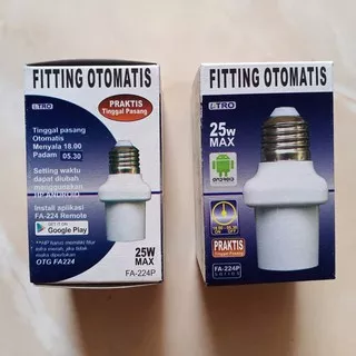 Fitting Lampu dengan Timer Otomatis