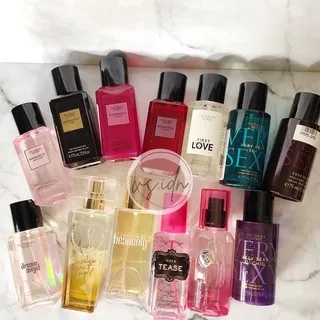 Travel Size 75ml High End Fragrance Mist Victoria Secret VS Tease Creme Cloud / Bombshell Gold / Oud / Seduction / Very Sexy / Her / Sea / Orchid / Night / First Love / Dream Angel Gold