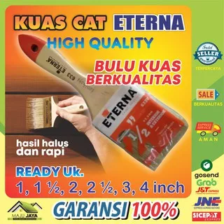 KUAS CAT ETERNA 633 1 INCH KUAS GAGANG KAYU TEBAL KOAS CAT PAINT BRUSH KUAS CAT 1 KUAS ETERNA ASLI