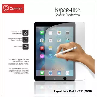 Ipad 6 / 9,7 (2018) - COPPER Screen Protector PaperLike