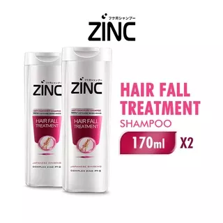 Zinc Shampoo Hairfall Treatment Botol 170ml x 2 Pcs
