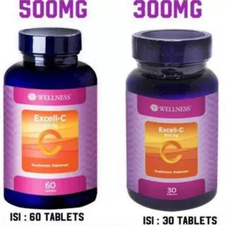 Wellness Excell C 500mg/300mg - Wellness Vitamin C - Multivitamin 100% Original