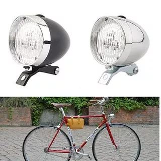 Lampu Sepeda Onthel / Lampu LED Sepeda Jadul / Bicycle Retro Vintage