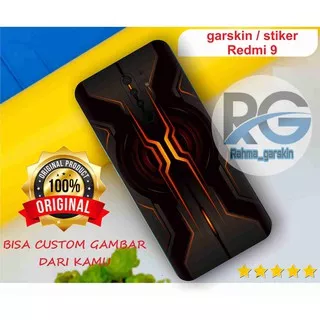 garskin hp REDMI 9 motif gogle code 1-2 free custom gambar via chat